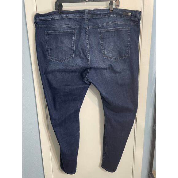 Kut From the Kloth Jeans Size 24W High Rise Boyfriend Embroidered Feathers Boho - Picture 5 of 9